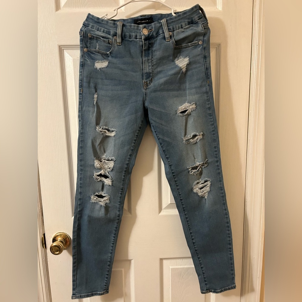 High Waist Curvy Jeggings Jeans